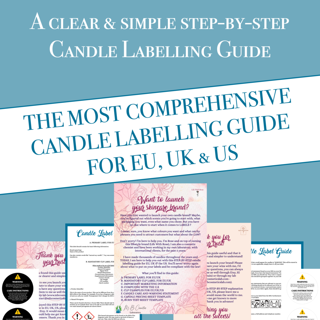 Candle Labelling Guide For Euukus Mb Cosmetics Laboratory